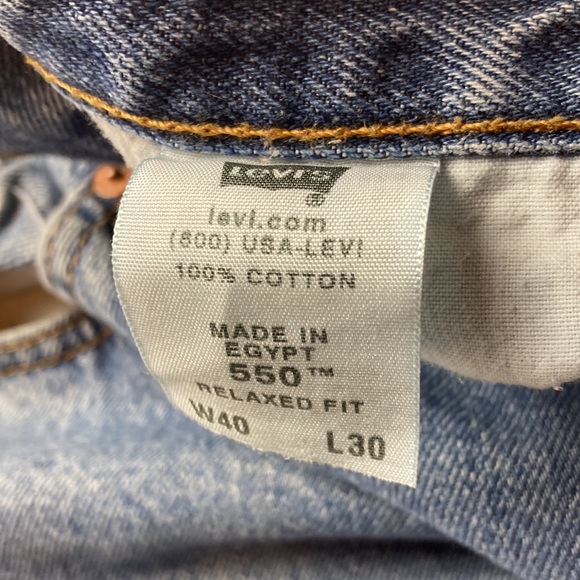 Men’s Levi’s 550 Relaxed Fit 40 X 30 - Picture 5 of 12